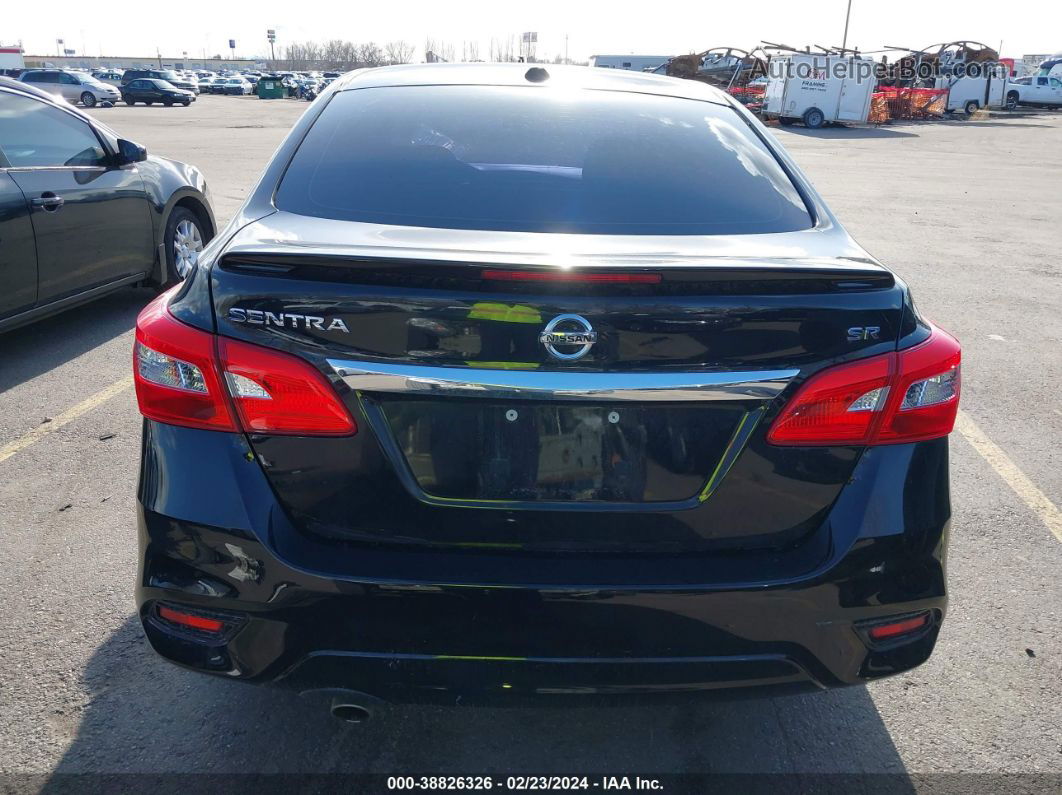 2019 Nissan Sentra Sr Черный vin: 3N1AB7AP8KY452003