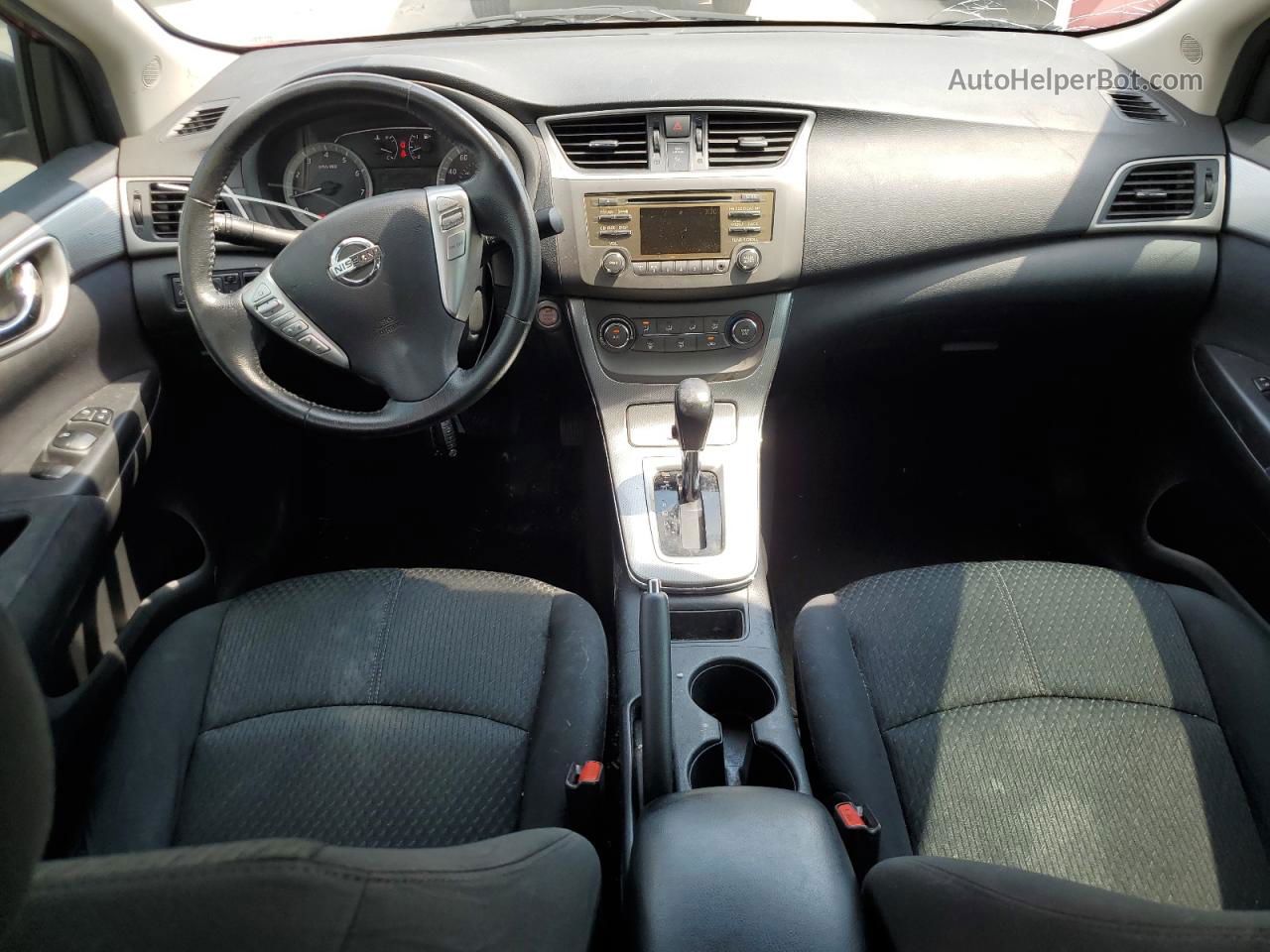 2014 Nissan Sentra S Красный vin: 3N1AB7AP9EL623634