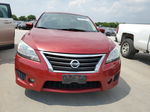 2014 Nissan Sentra S Red vin: 3N1AB7AP9EL623634