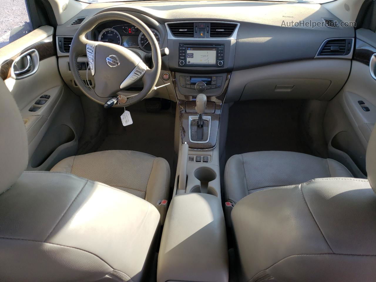 2014 Nissan Sentra S Белый vin: 3N1AB7AP9EL657590