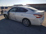 2014 Nissan Sentra S White vin: 3N1AB7AP9EL657590