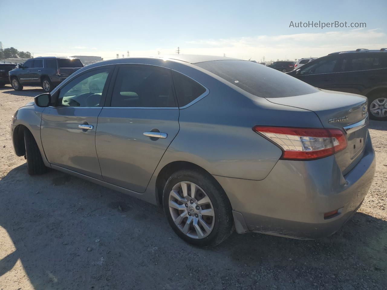 2014 Nissan Sentra S Gray vin: 3N1AB7AP9EL662529