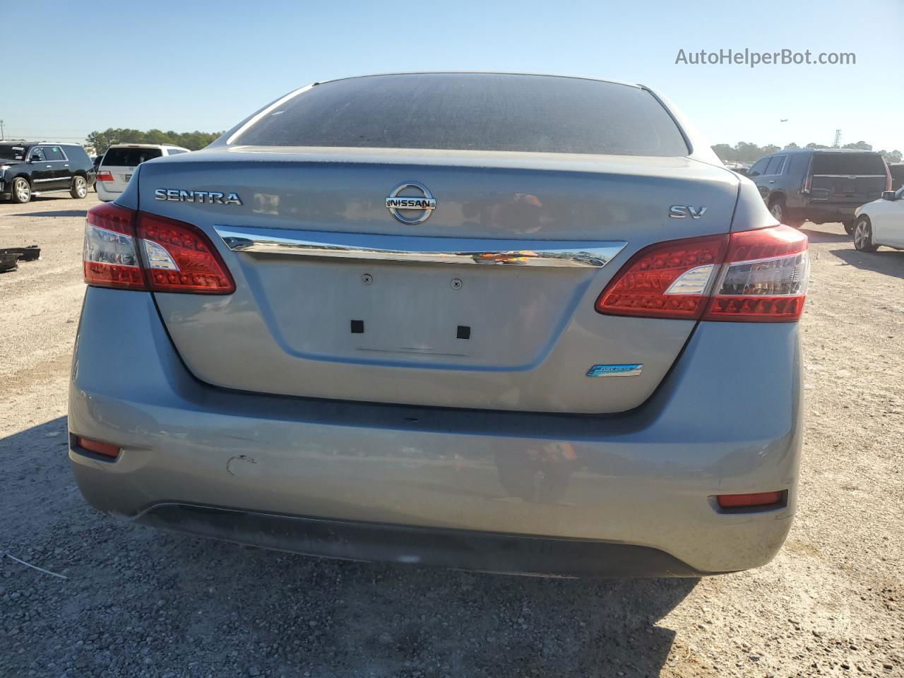 2014 Nissan Sentra S Gray vin: 3N1AB7AP9EL662529