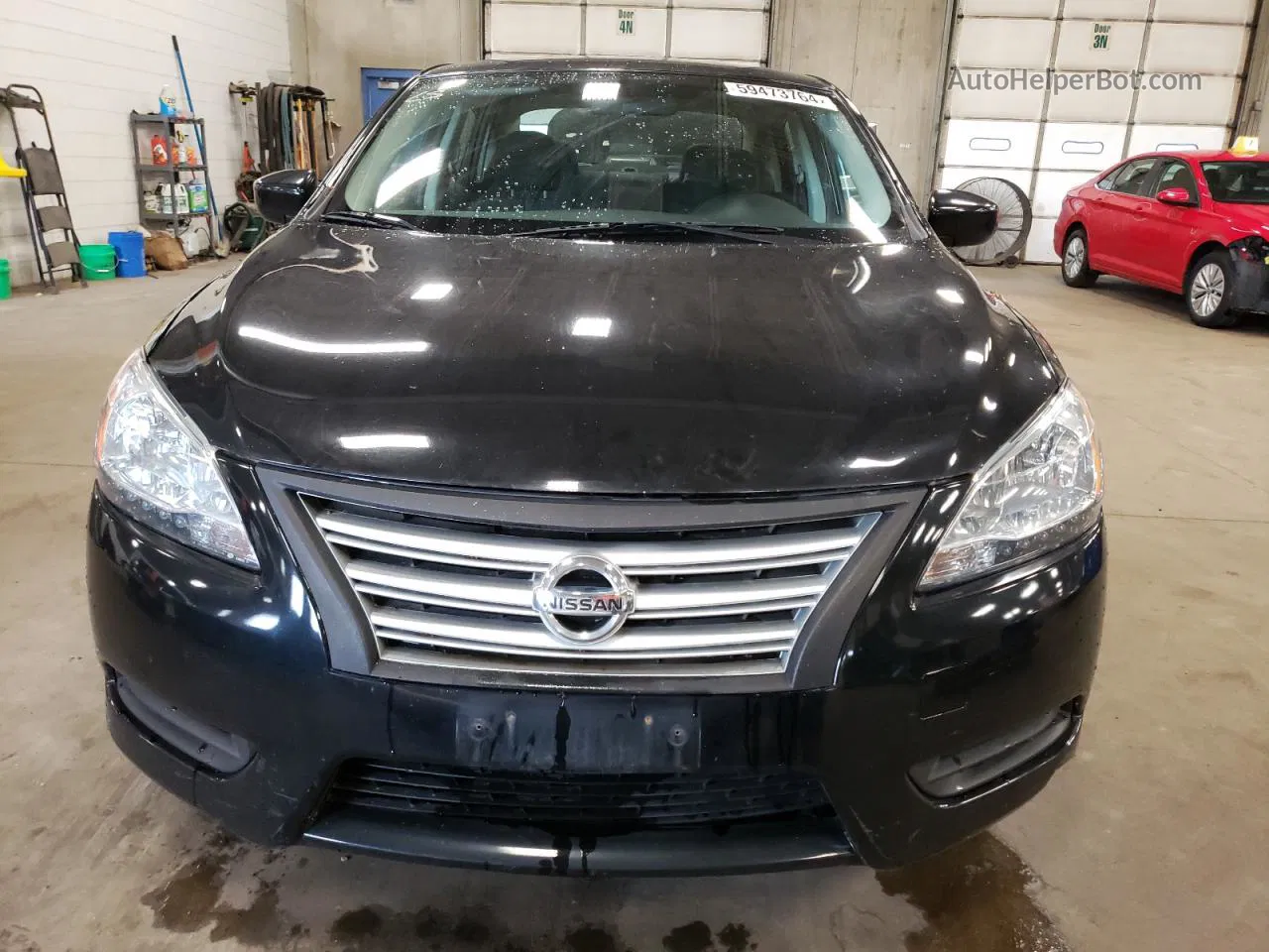 2014 Nissan Sentra S Black vin: 3N1AB7AP9EY203987