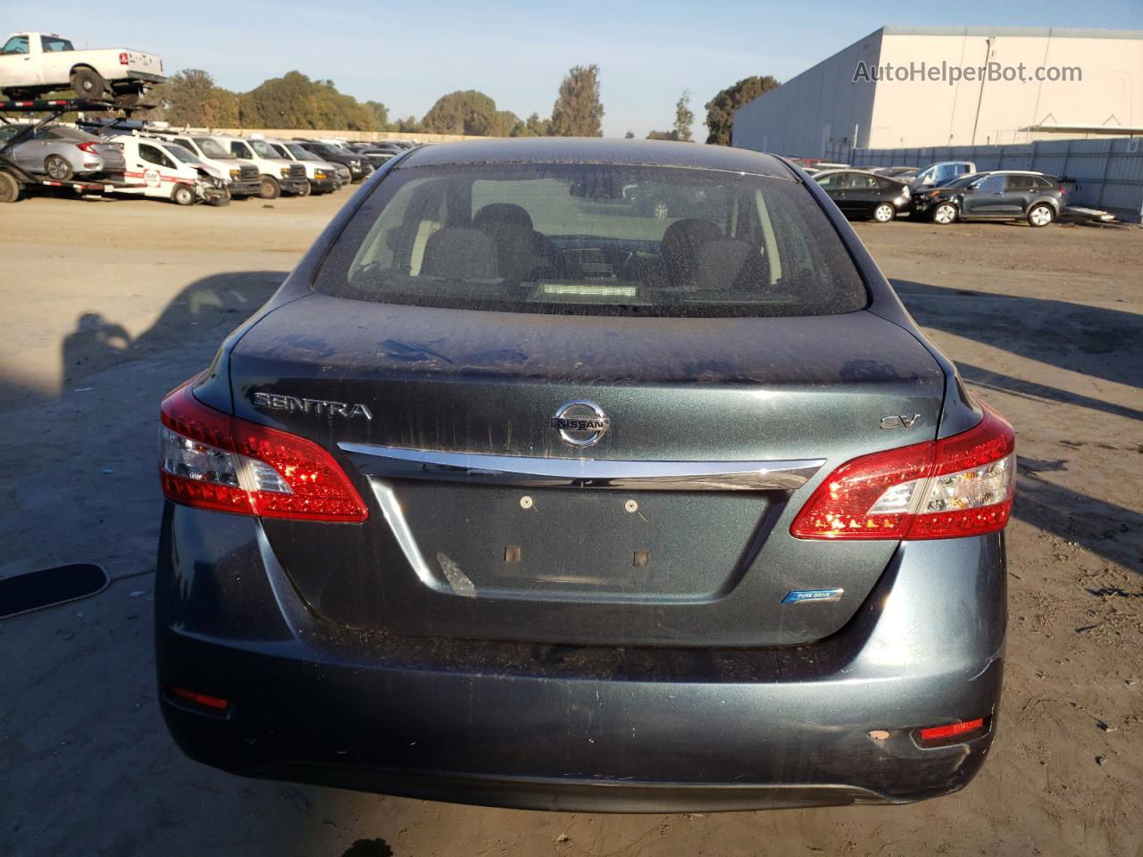 2014 Nissan Sentra S Blue vin: 3N1AB7AP9EY209790