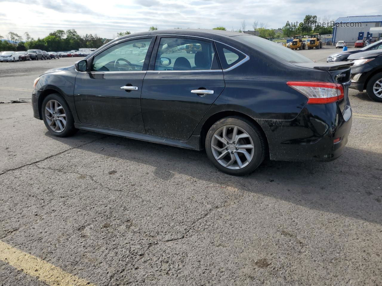 2014 Nissan Sentra S Black vin: 3N1AB7AP9EY248511