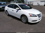 2014 Nissan Sentra Sv White vin: 3N1AB7AP9EY284716