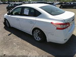 2014 Nissan Sentra Sv White vin: 3N1AB7AP9EY284716