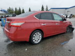 2014 Nissan Sentra S Red vin: 3N1AB7AP9EY287485