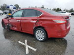 2014 Nissan Sentra S Red vin: 3N1AB7AP9EY287485