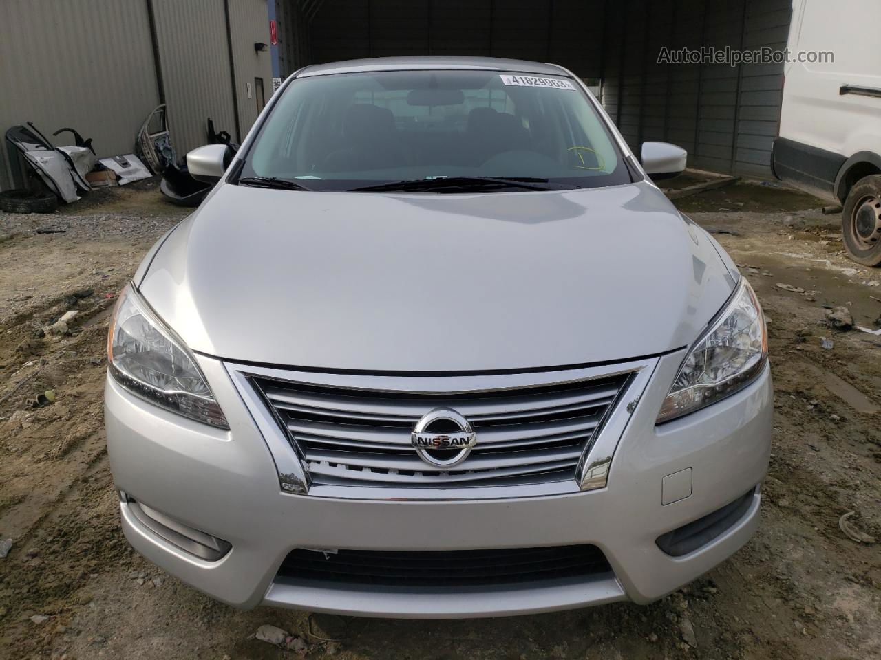 2014 Nissan Sentra S Silver vin: 3N1AB7AP9EY303233