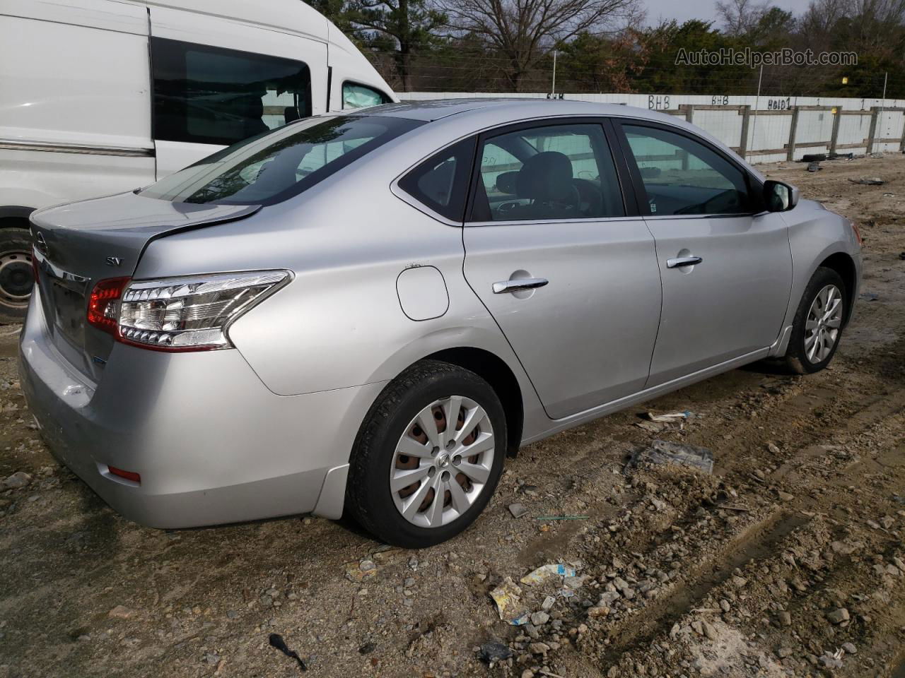 2014 Nissan Sentra S Silver vin: 3N1AB7AP9EY303233