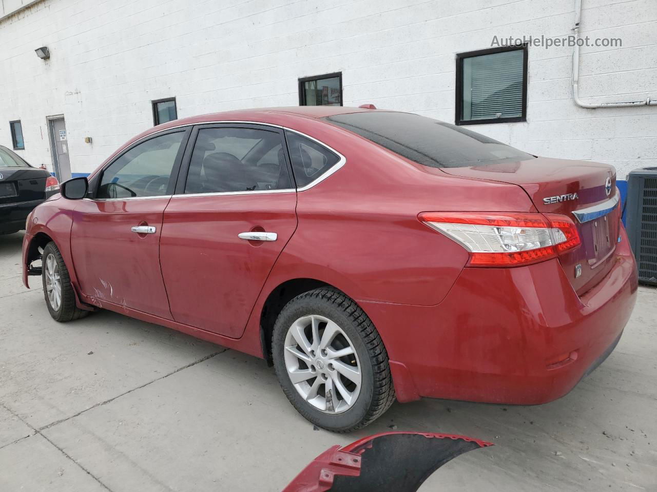 2014 Nissan Sentra S Red vin: 3N1AB7AP9EY311218