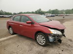 2014 Nissan Sentra S Burgundy vin: 3N1AB7AP9EY311333