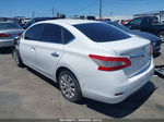 2014 Nissan Sentra Sv White vin: 3N1AB7AP9EY326284