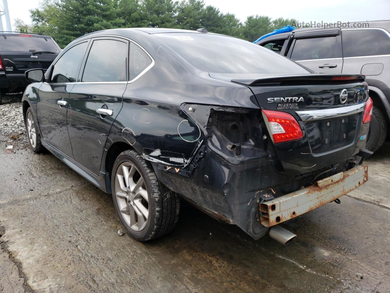 2014 Nissan Sentra S Black vin: 3N1AB7AP9EY339715