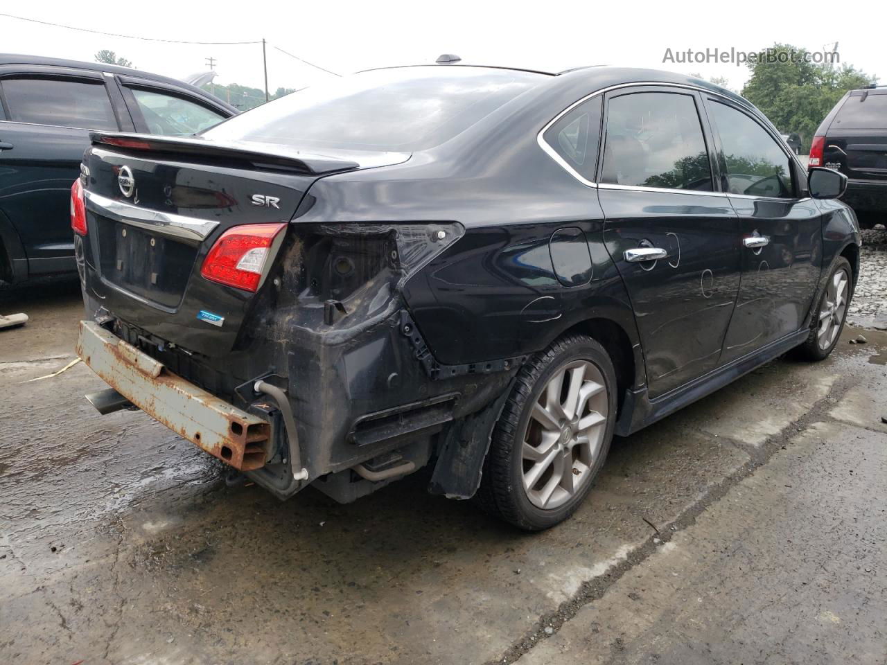 2014 Nissan Sentra S Black vin: 3N1AB7AP9EY339715