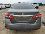 2015 Nissan Sentra S Gray vin: 3N1AB7AP9FL654562