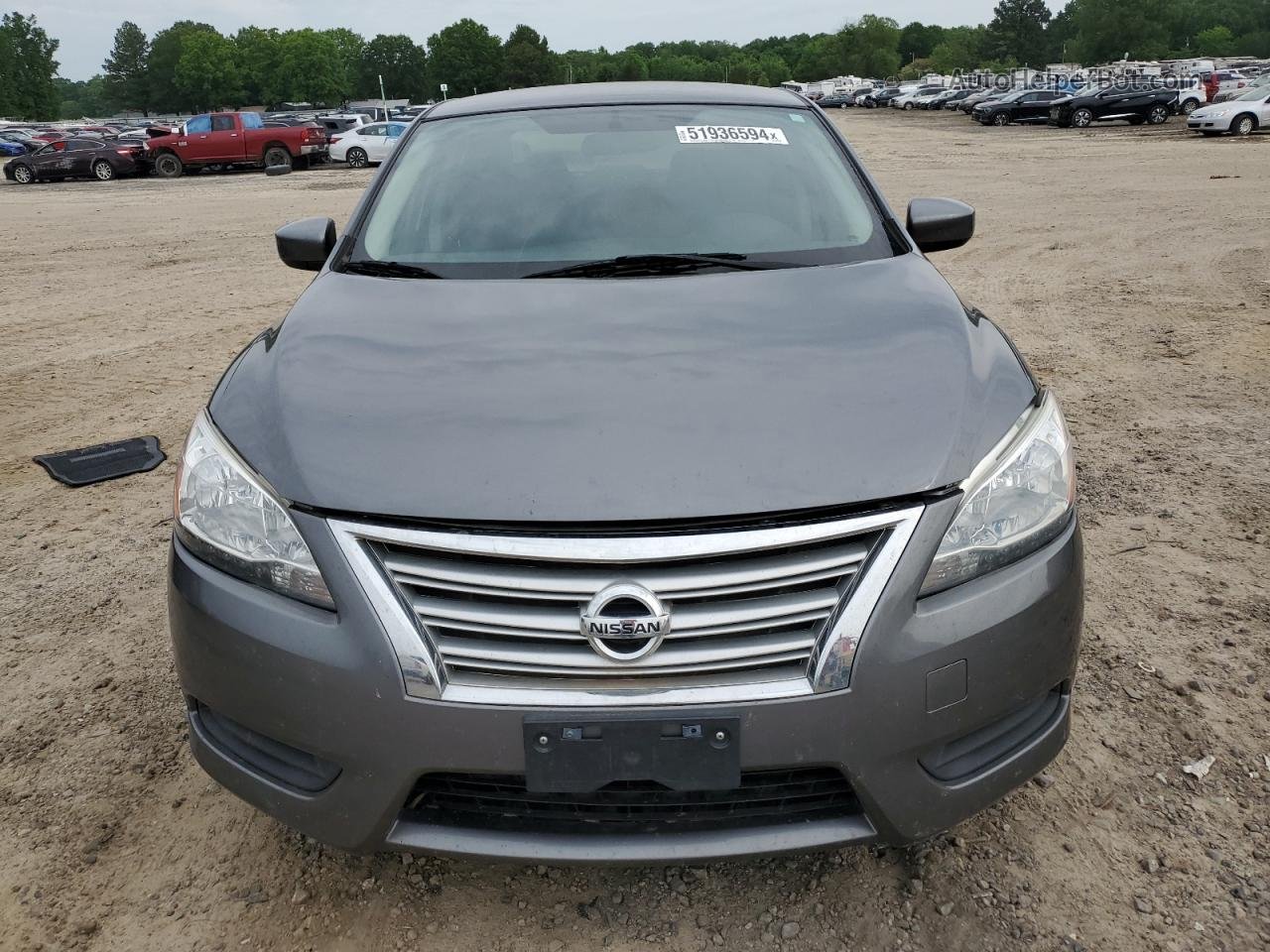 2015 Nissan Sentra S Gray vin: 3N1AB7AP9FL654562