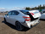 2015 Nissan Sentra S Silver vin: 3N1AB7AP9FL658269