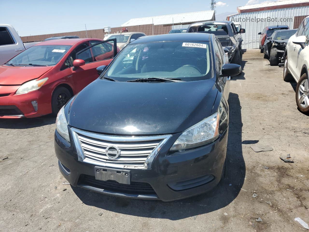 2015 Nissan Sentra S Black vin: 3N1AB7AP9FL687416