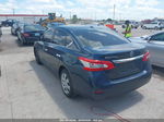 2015 Nissan Sentra Sv Синий vin: 3N1AB7AP9FY226901