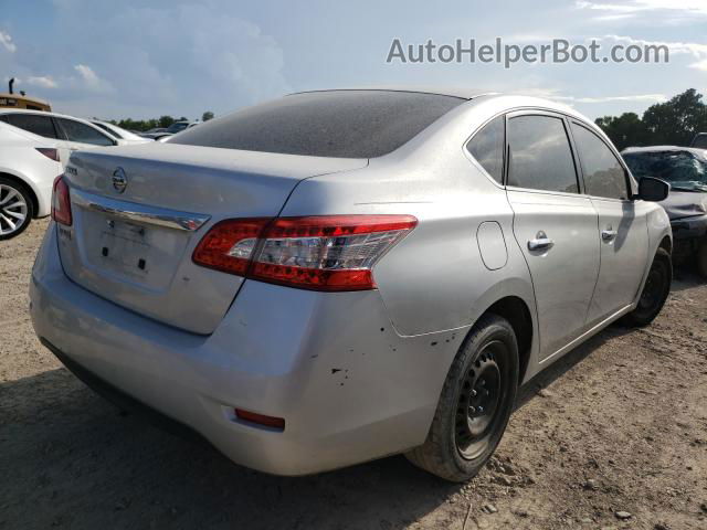 2015 Nissan Sentra S Silver vin: 3N1AB7AP9FY246064