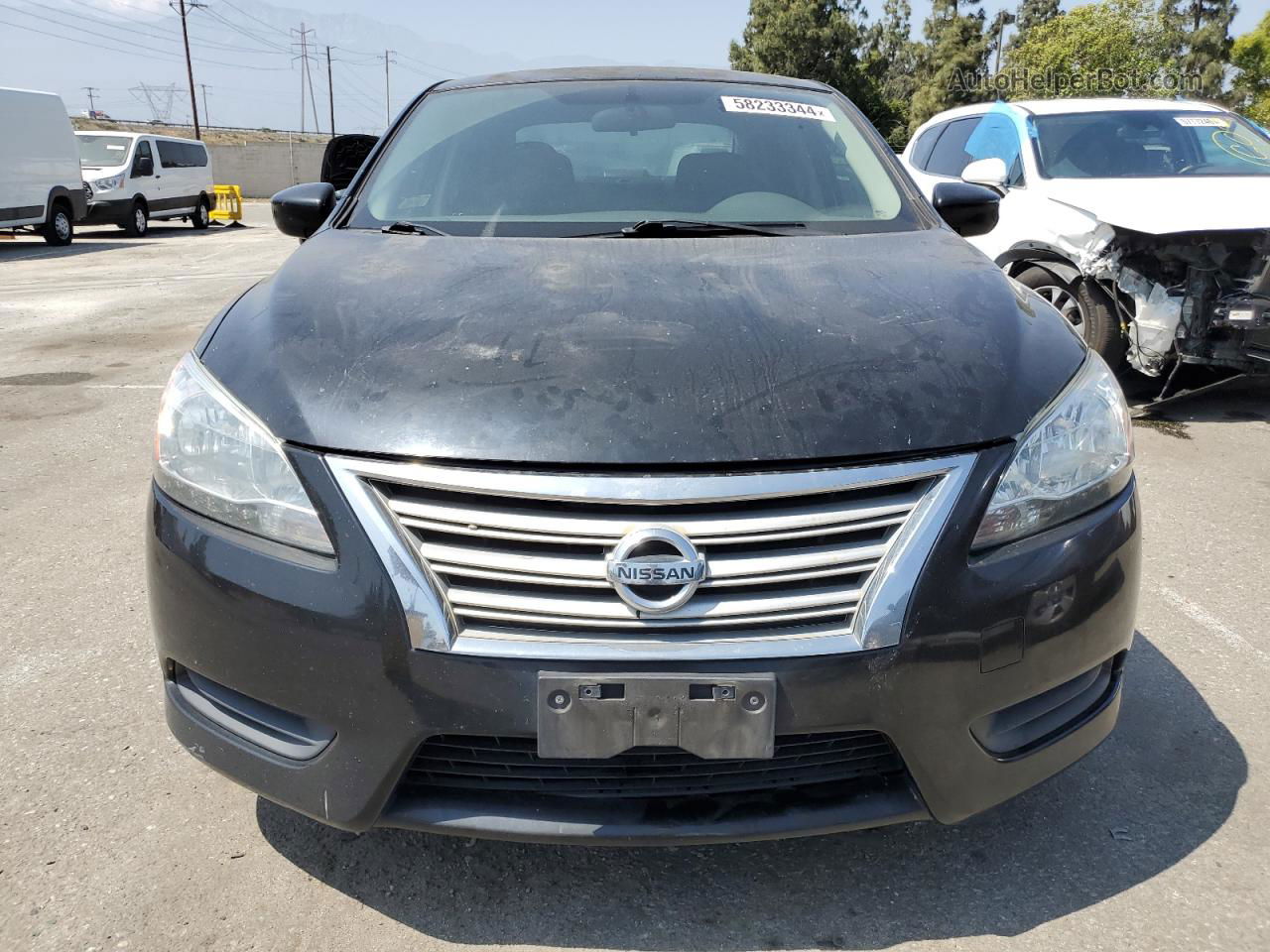 2015 Nissan Sentra S Черный vin: 3N1AB7AP9FY264077