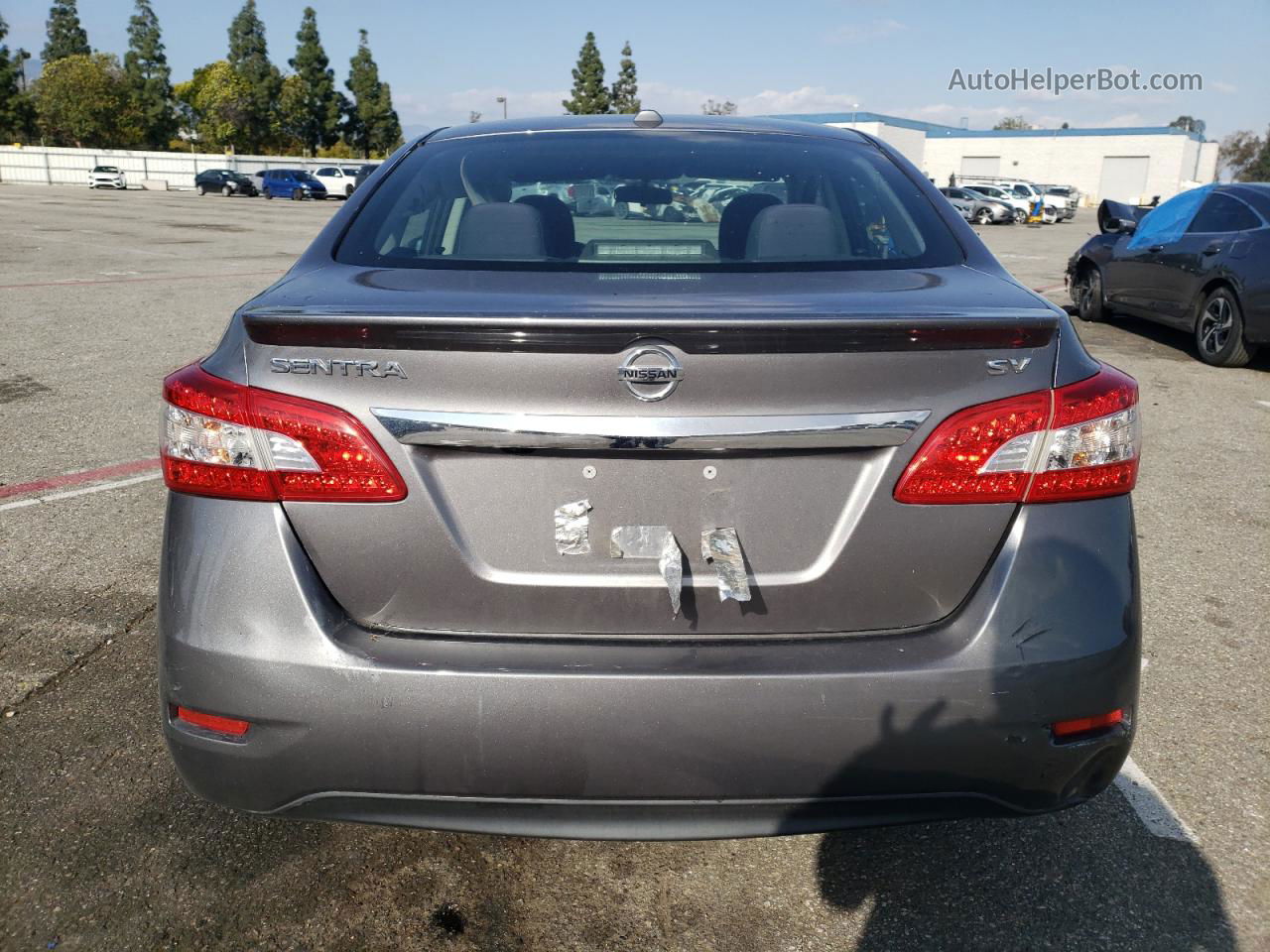 2015 Nissan Sentra S Gray vin: 3N1AB7AP9FY273698