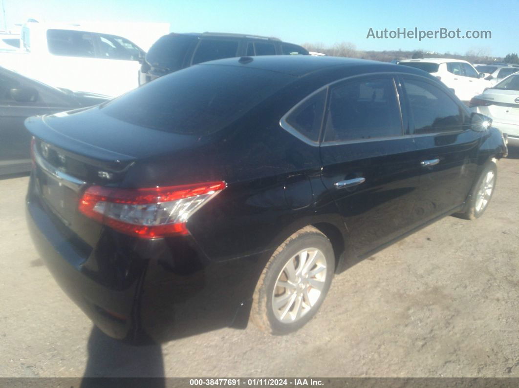 2015 Nissan Sentra Sv Black vin: 3N1AB7AP9FY273779