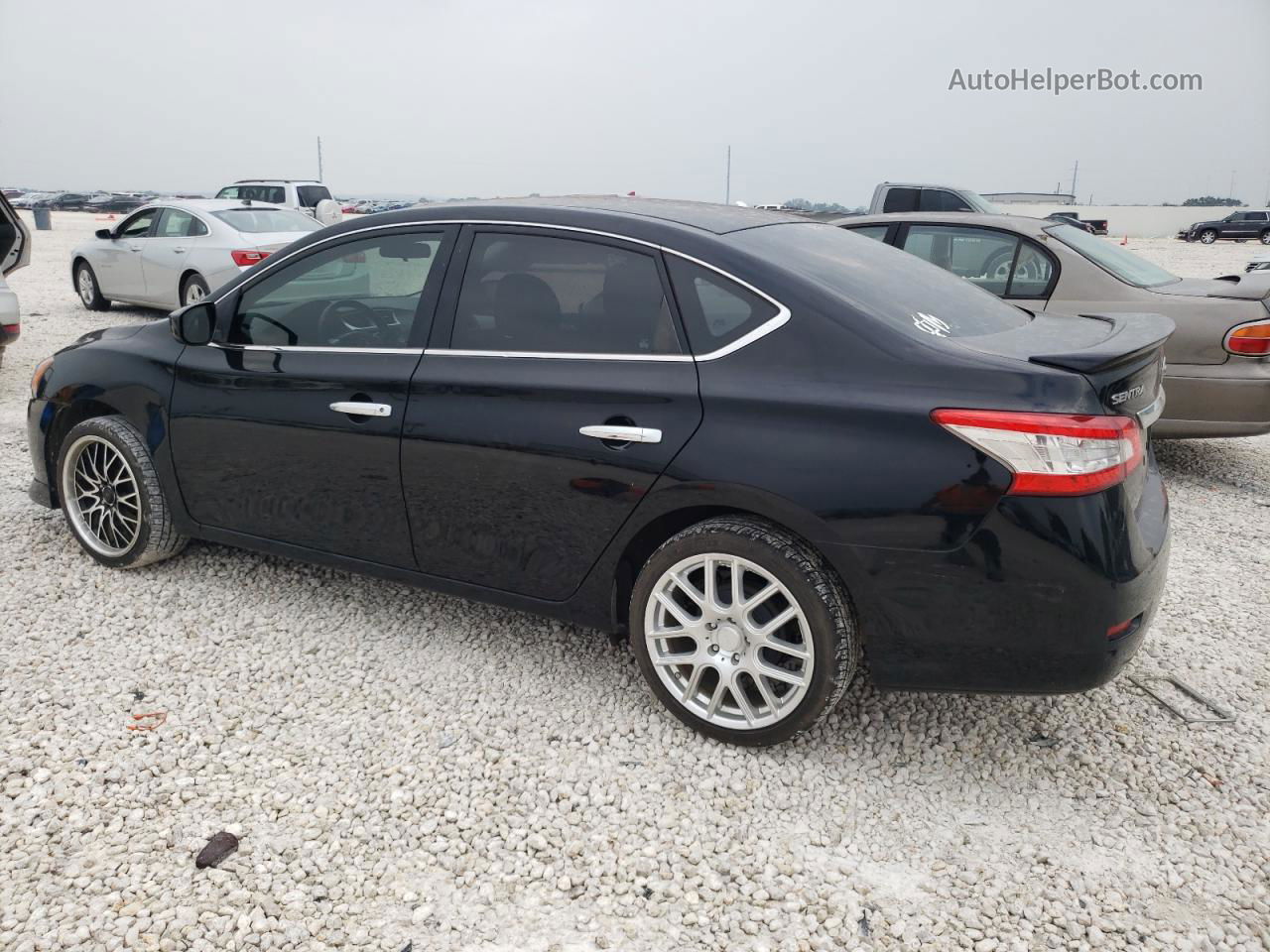 2015 Nissan Sentra S Black vin: 3N1AB7AP9FY292476