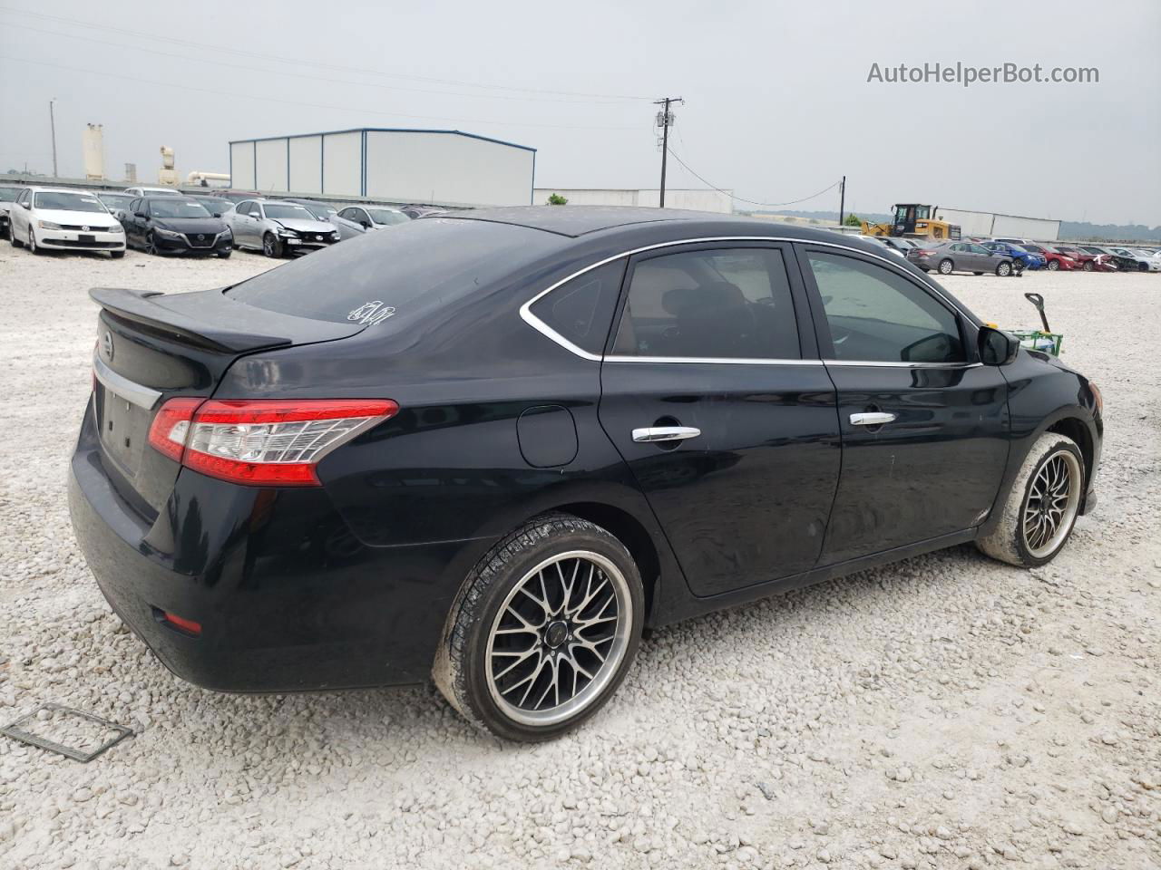 2015 Nissan Sentra S Black vin: 3N1AB7AP9FY292476