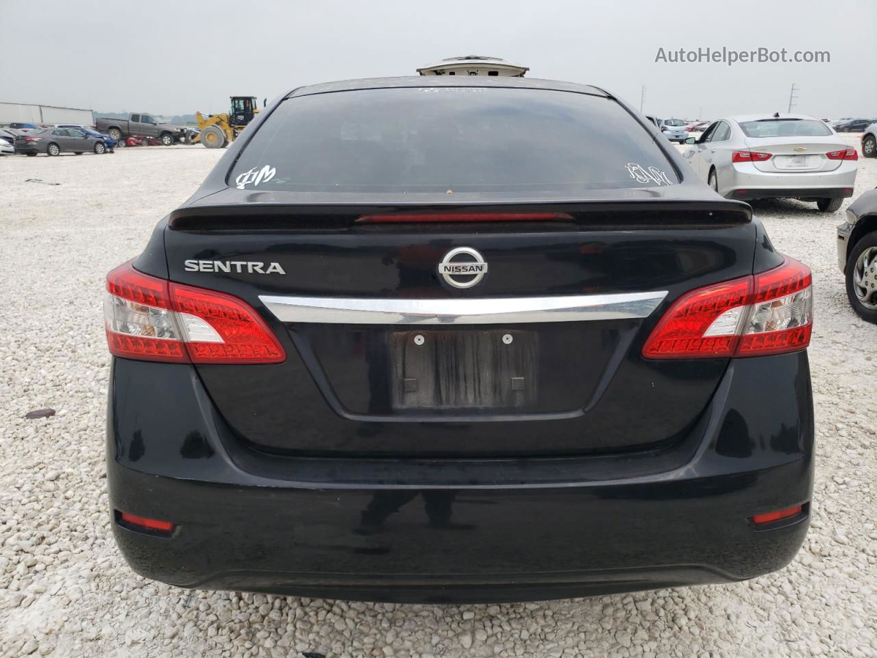 2015 Nissan Sentra S Black vin: 3N1AB7AP9FY292476