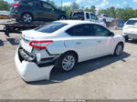 2015 Nissan Sentra Sv White vin: 3N1AB7AP9FY293613