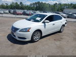 2015 Nissan Sentra Sv White vin: 3N1AB7AP9FY293613