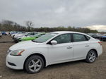 2015 Nissan Sentra S White vin: 3N1AB7AP9FY297144