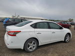 2015 Nissan Sentra S White vin: 3N1AB7AP9FY297144