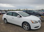 2015 Nissan Sentra S White vin: 3N1AB7AP9FY297144