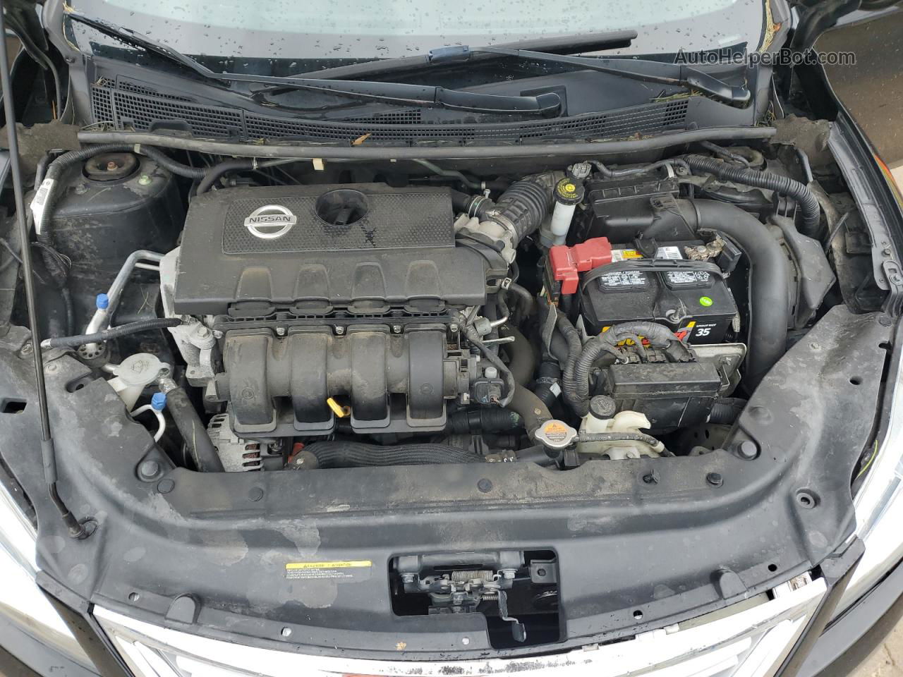 2015 Nissan Sentra S Черный vin: 3N1AB7AP9FY310930