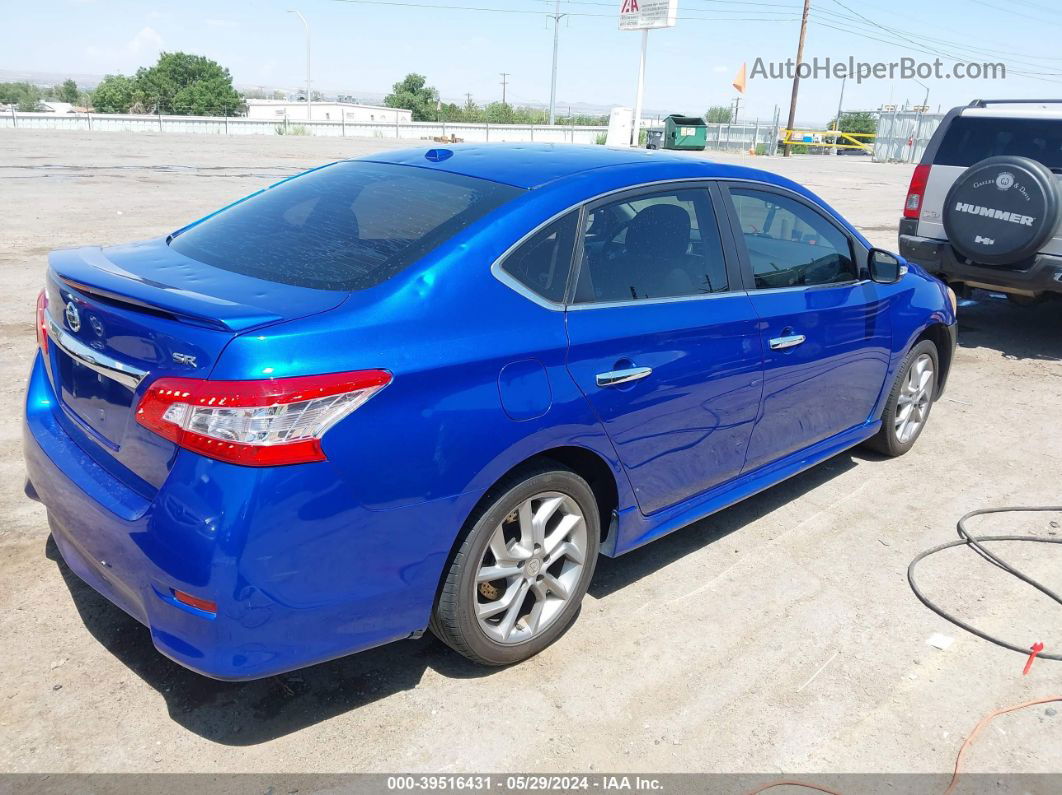 2015 Nissan Sentra Sr Синий vin: 3N1AB7AP9FY314072