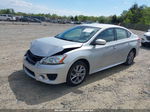 2015 Nissan Sentra Sr Silver vin: 3N1AB7AP9FY334323