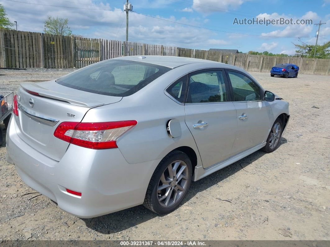 2015 Nissan Sentra Sr Silver vin: 3N1AB7AP9FY334323