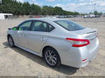 2015 Nissan Sentra Sr Silver vin: 3N1AB7AP9FY334323