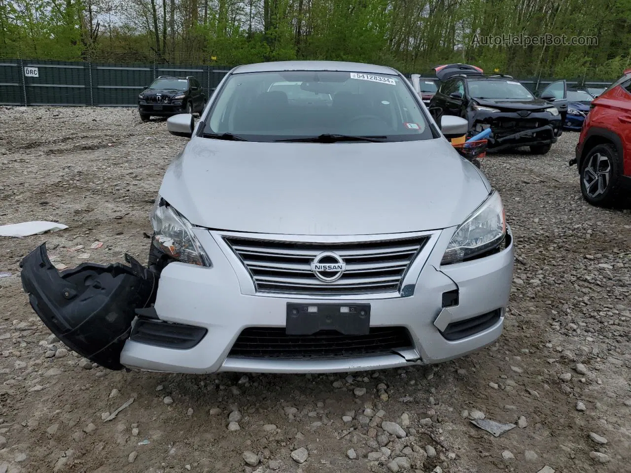 2015 Nissan Sentra S Silver vin: 3N1AB7AP9FY349792