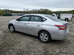 2015 Nissan Sentra S Silver vin: 3N1AB7AP9FY349792