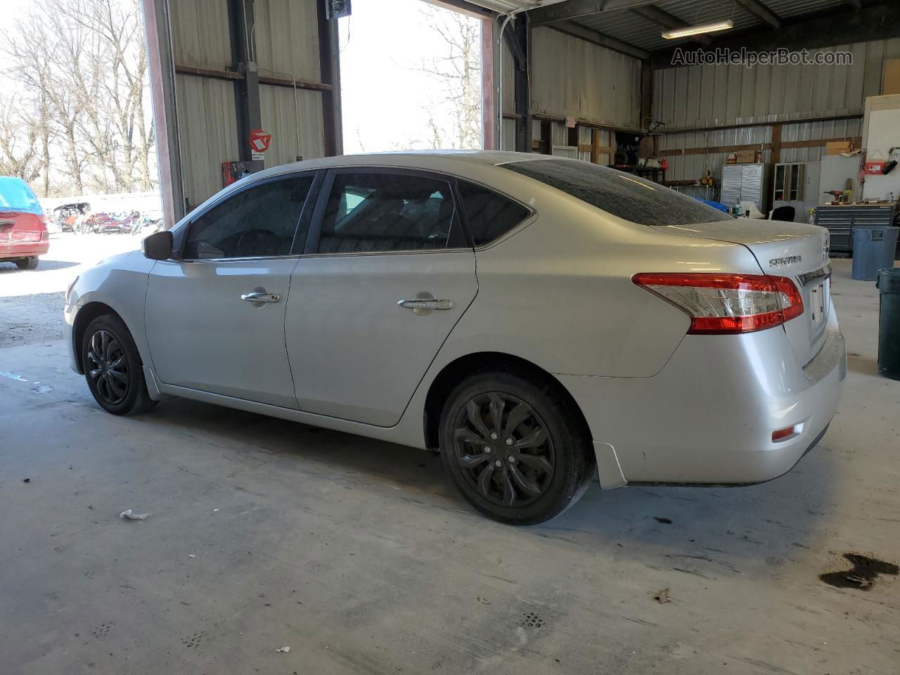 2015 Nissan Sentra S Silver vin: 3N1AB7AP9FY365135