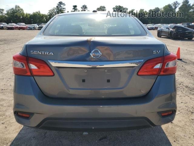 2016 Nissan Sentra S Серый vin: 3N1AB7AP9GL645281