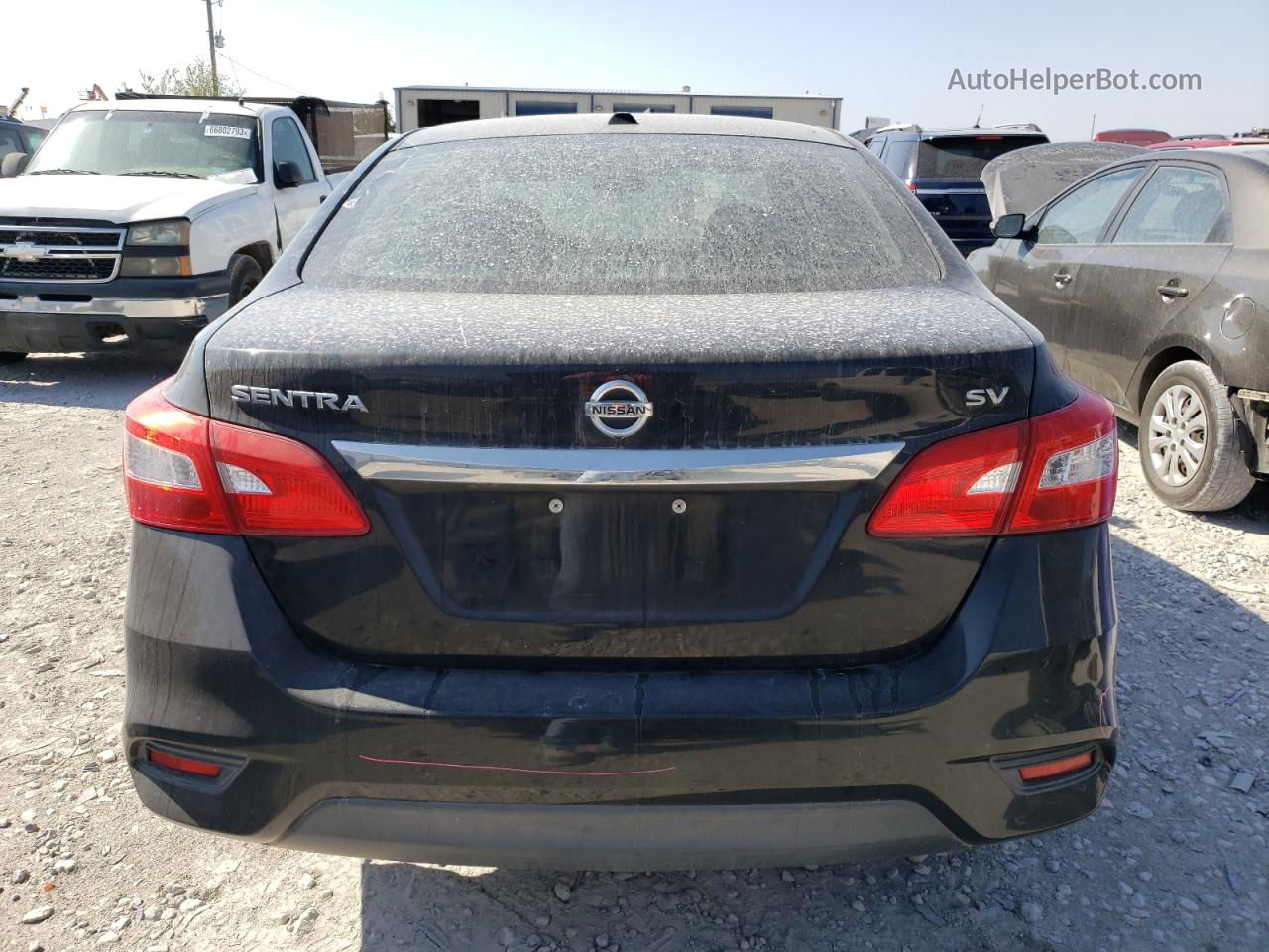 2016 Nissan Sentra S Black vin: 3N1AB7AP9GL646138