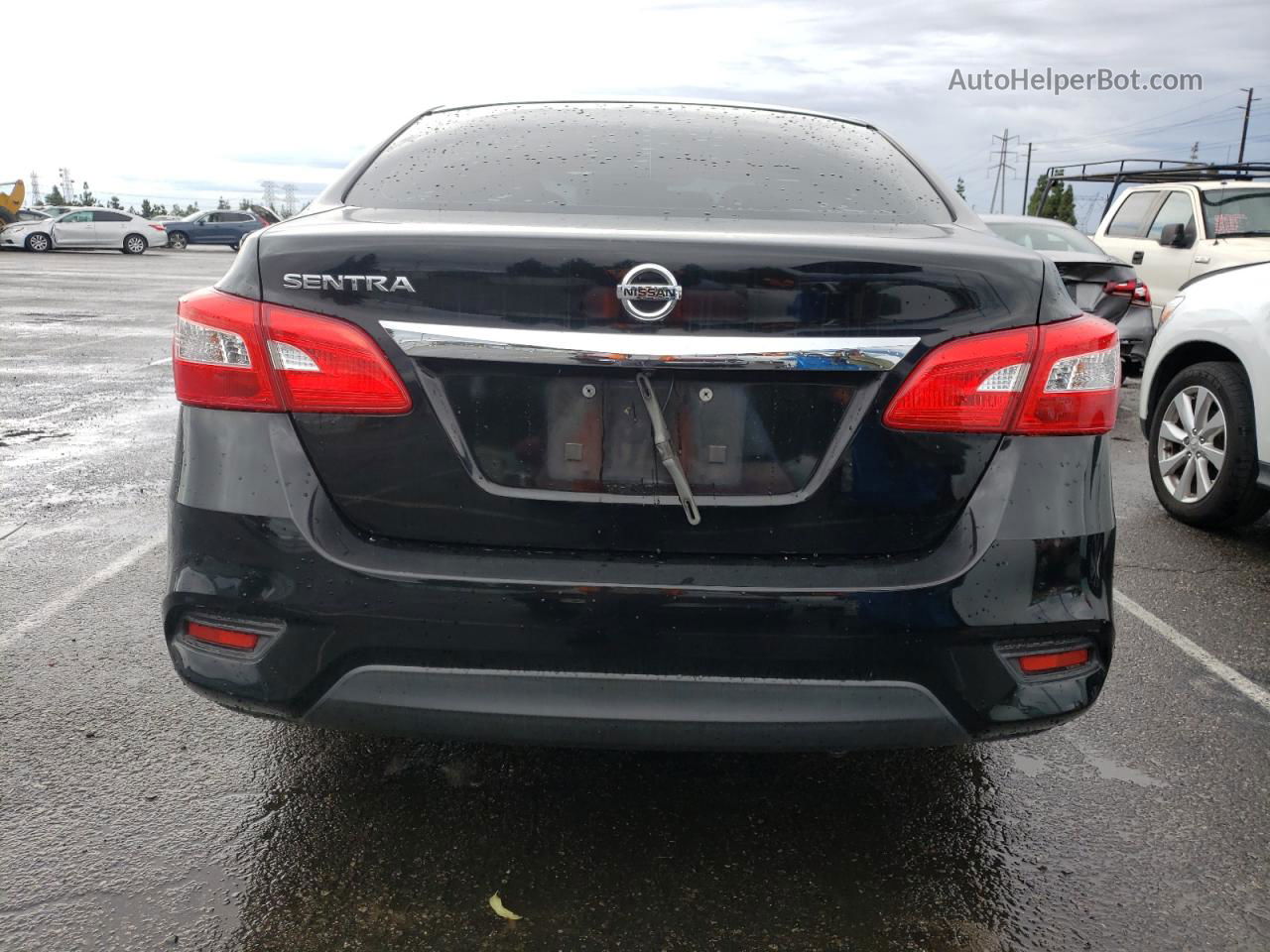 2016 Nissan Sentra S Black vin: 3N1AB7AP9GY212742