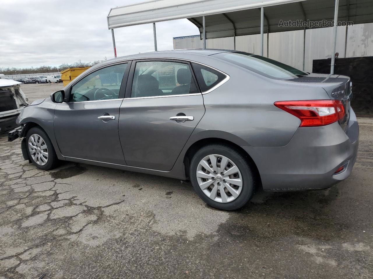 2016 Nissan Sentra S Gray vin: 3N1AB7AP9GY246597